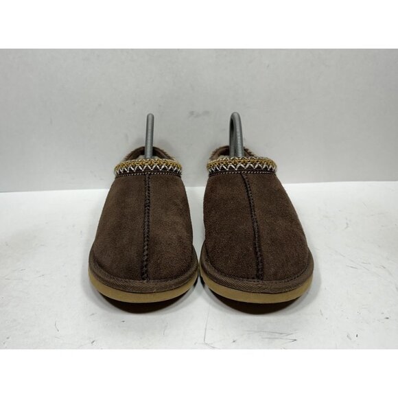UGG Women's Tasman Slipper Chocolate Size 7 Brown Suede Slippers 5955 - Picture 2 of 8
